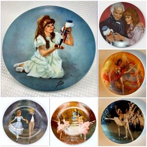 VILETTA The Nutcracker Ballet Collector Plate Series Set - 6 Plates - EVC